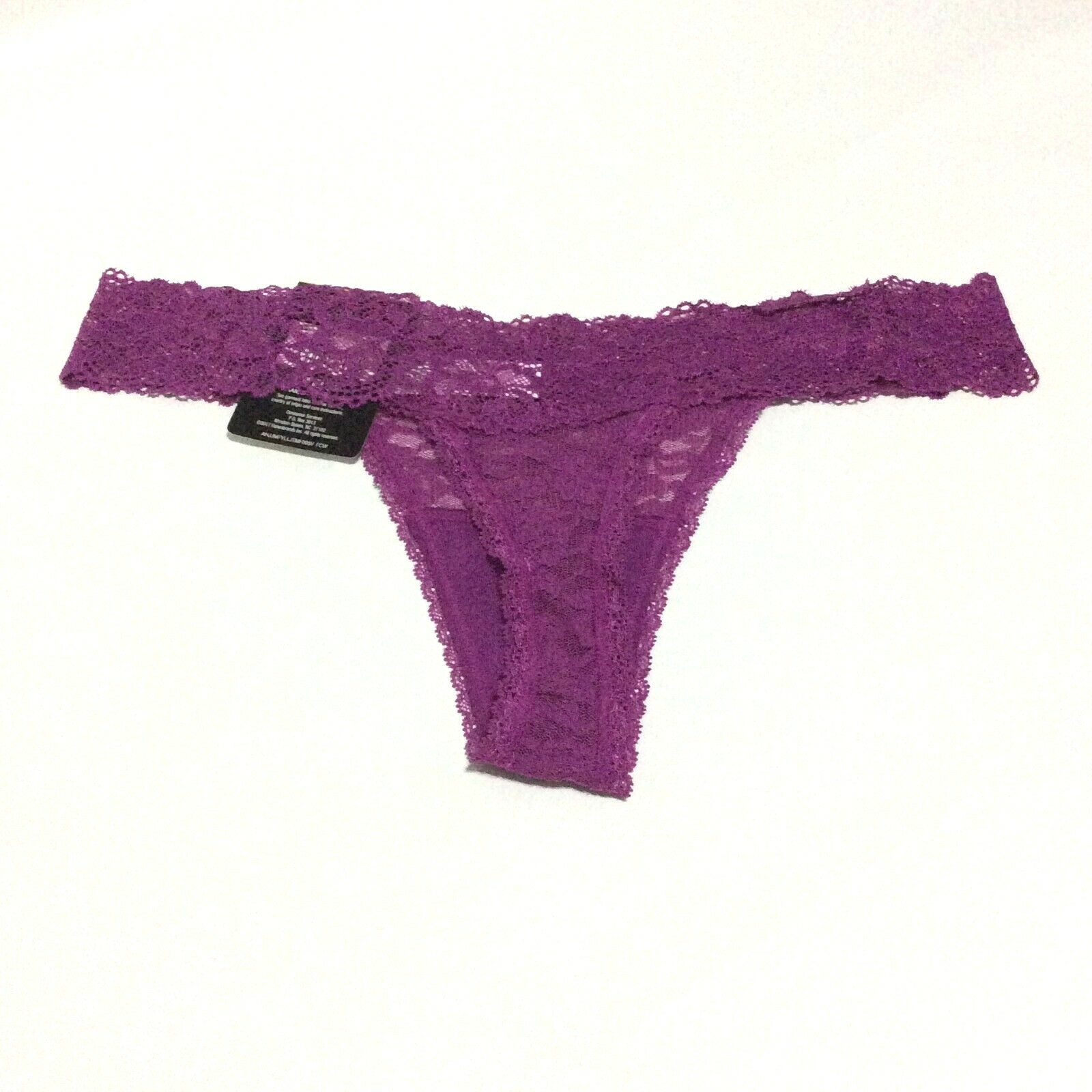Maidenform Sexy Lace Purple Thong Panty Womens Size Medium 6