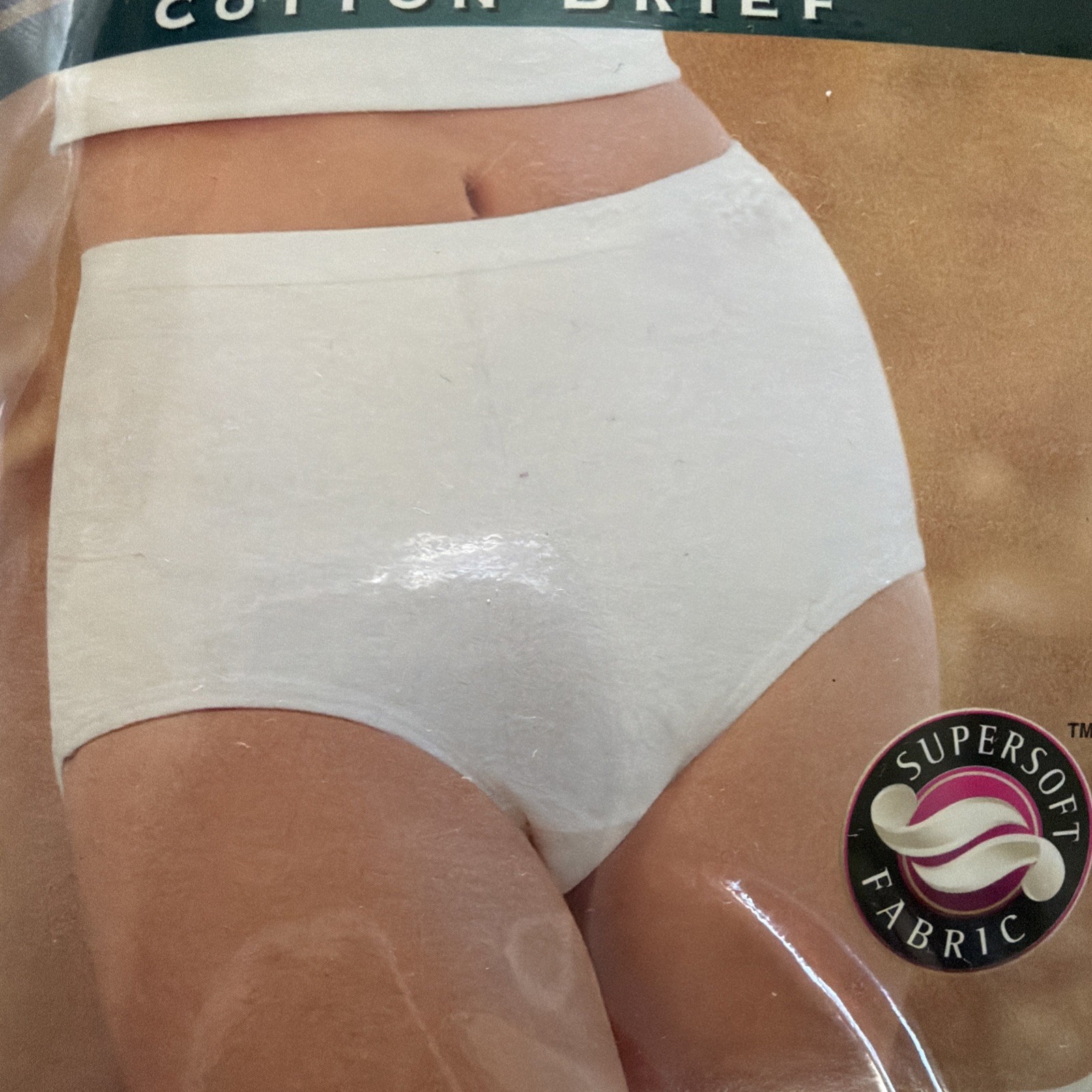 Vintage 2001 Hanes Her Way Women’s Size 8 Briefs Granny Panties Underwear 2-pack