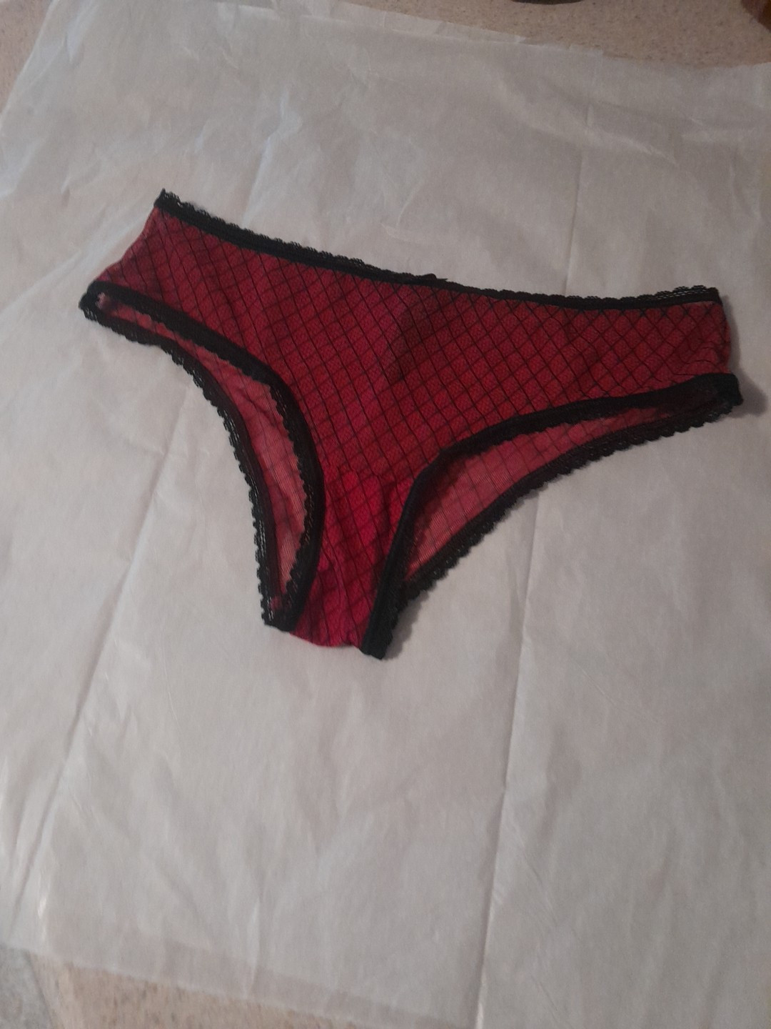 Smart & Sexy Pantie S/5 Red/black Sheer Bikini