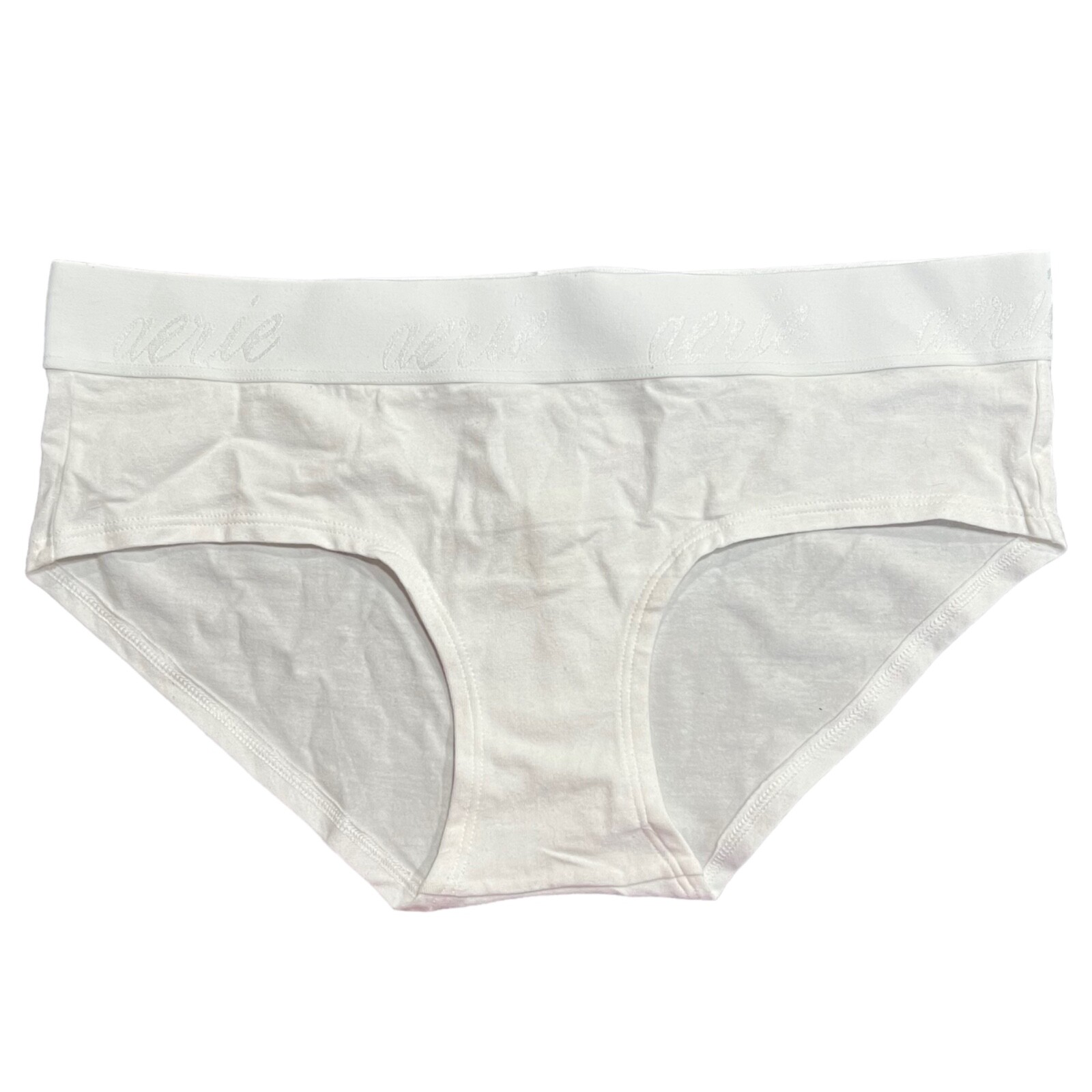 NWT AERIE Boybrief Panties/Underwear Sz XL-XXL White Cotton Jersey