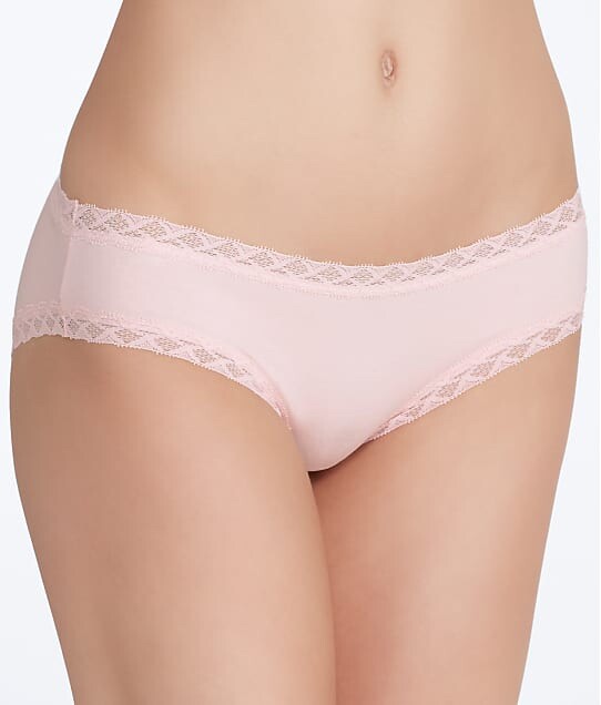 NATORI 156058 BLISS GIRL COTTON PANTY BLUSHING PINK SIZE LARGE NWOT