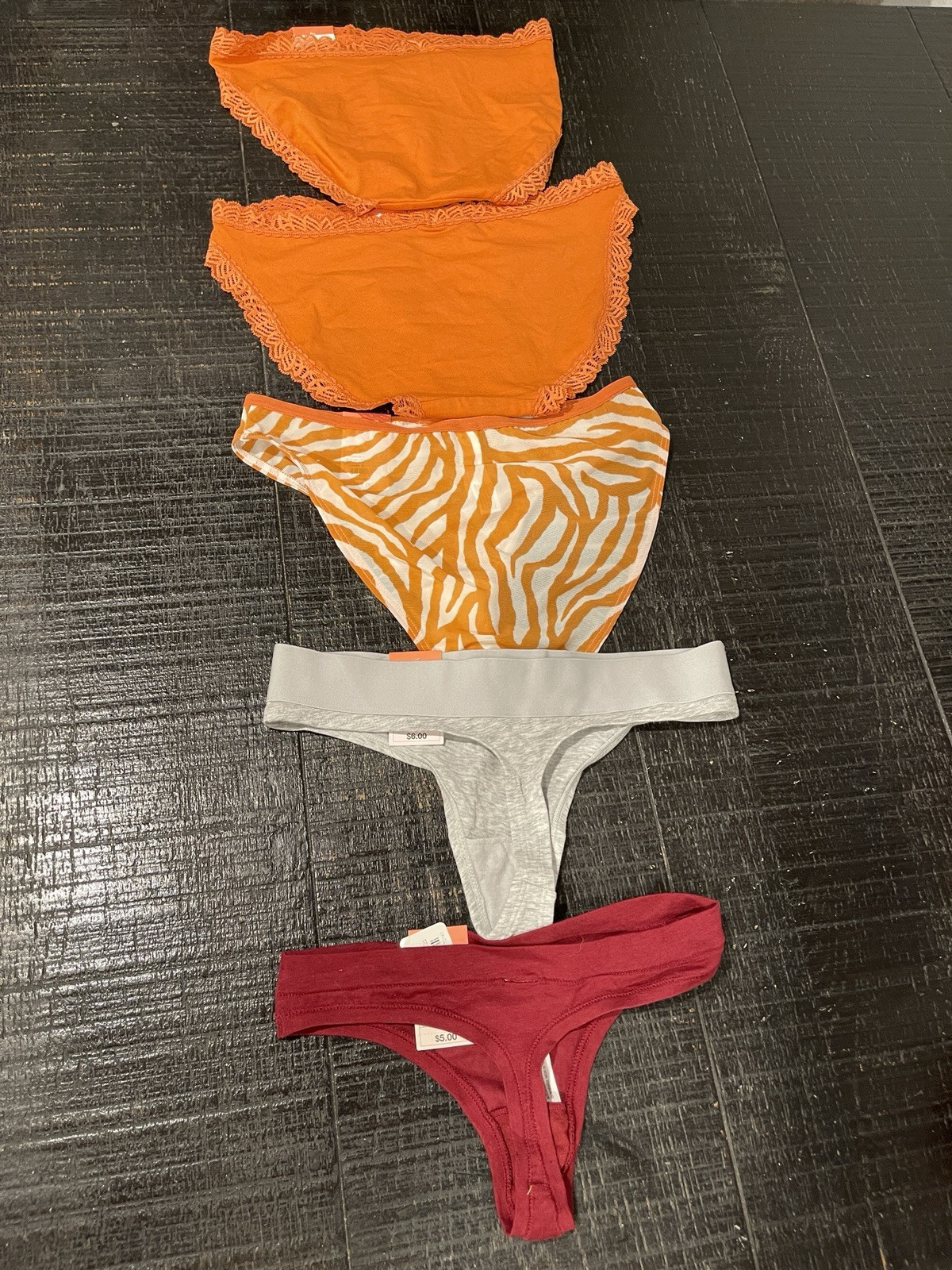 NWT Auden Variety Style & Colors 5 Pairs Of Panties Size XS
