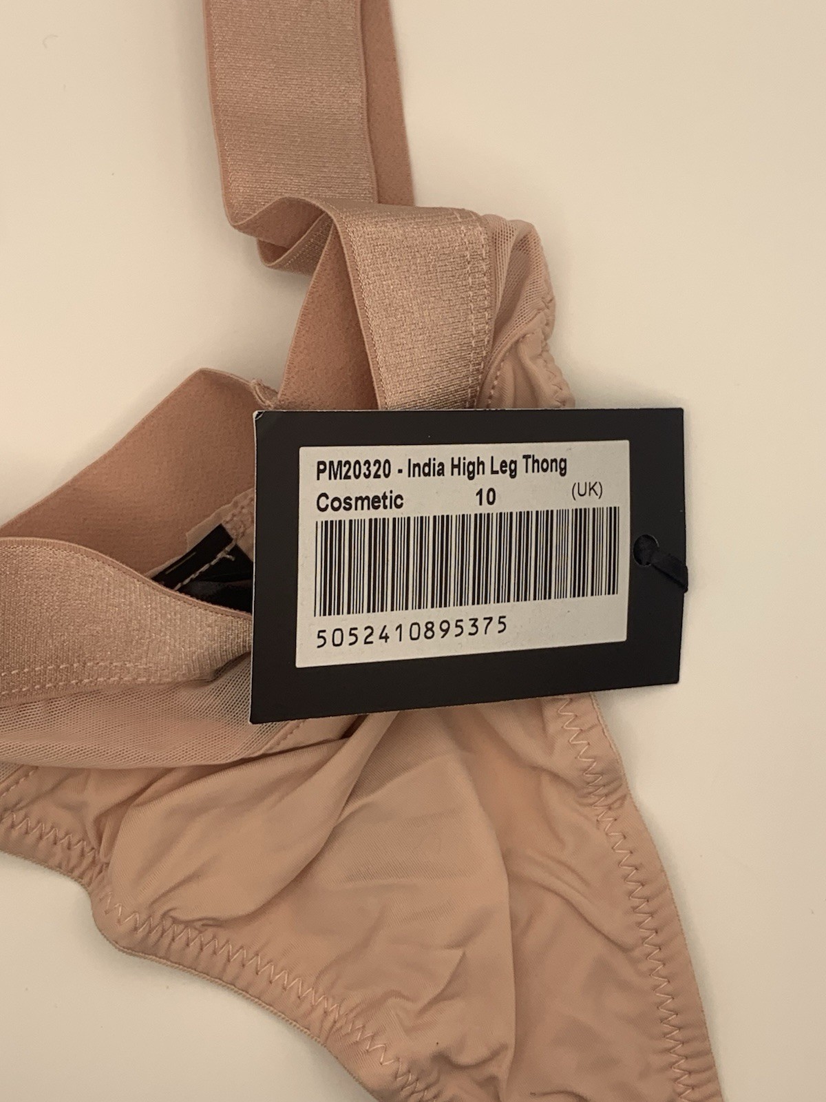Pour Moi Cosmetic Pink India High Leg Thong 10 BNWT Freepost