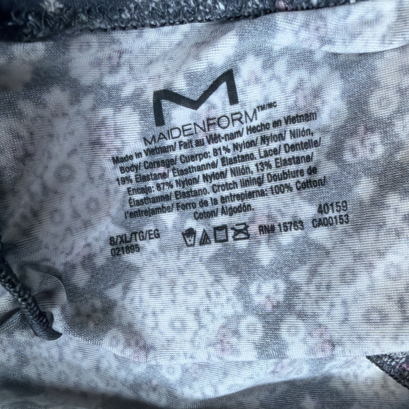 Maidenform Invisible Comfort Devotion Tanga Panties 40159 3 Pk 2XL/9 Grey NEW
