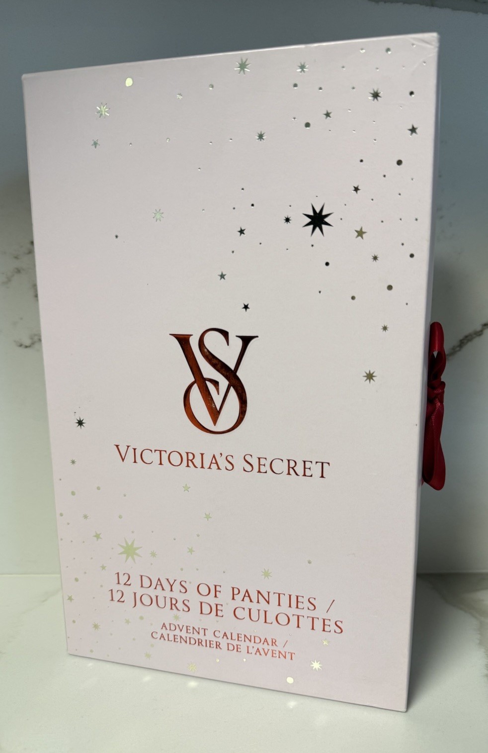 VICTORIA’S SECRET 12-Pack Bikini Panties Holiday Advent Calendar Size XL