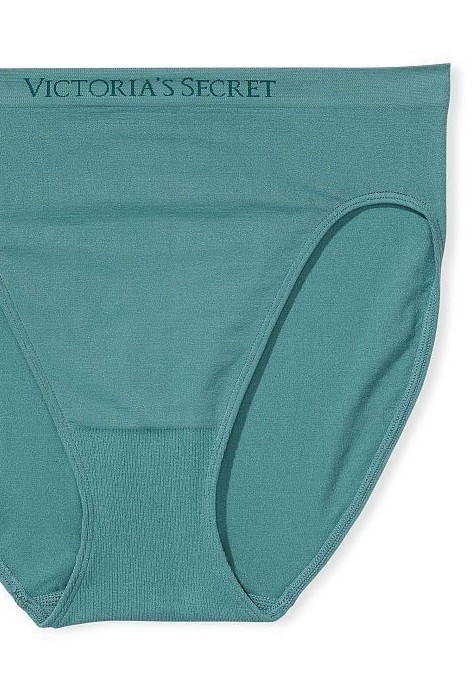 XL Sage SEAMLESS NOSHOW FULLCOVER Victorias Secret High Leg Waist Brief Panty
