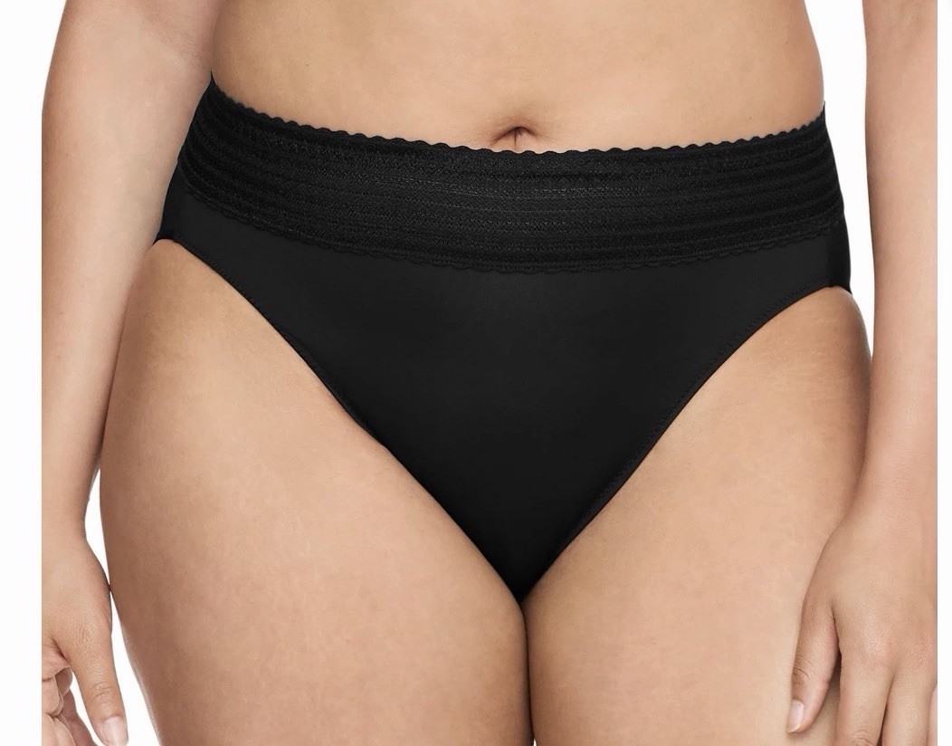 3 Pack Warners Comfort Waistband Hi Cut Panties Lace Cotton Sz XXXL