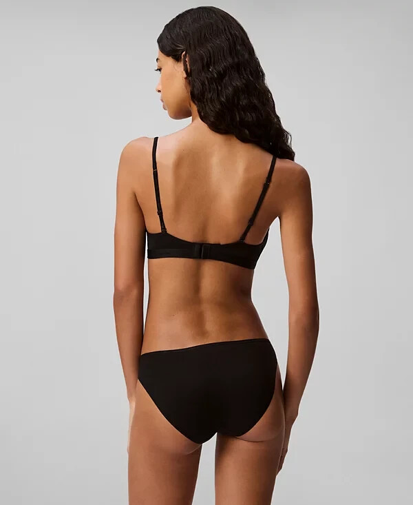 Womens Calvin Klein Cotton Form Bikini panty black XL NEW QD3644