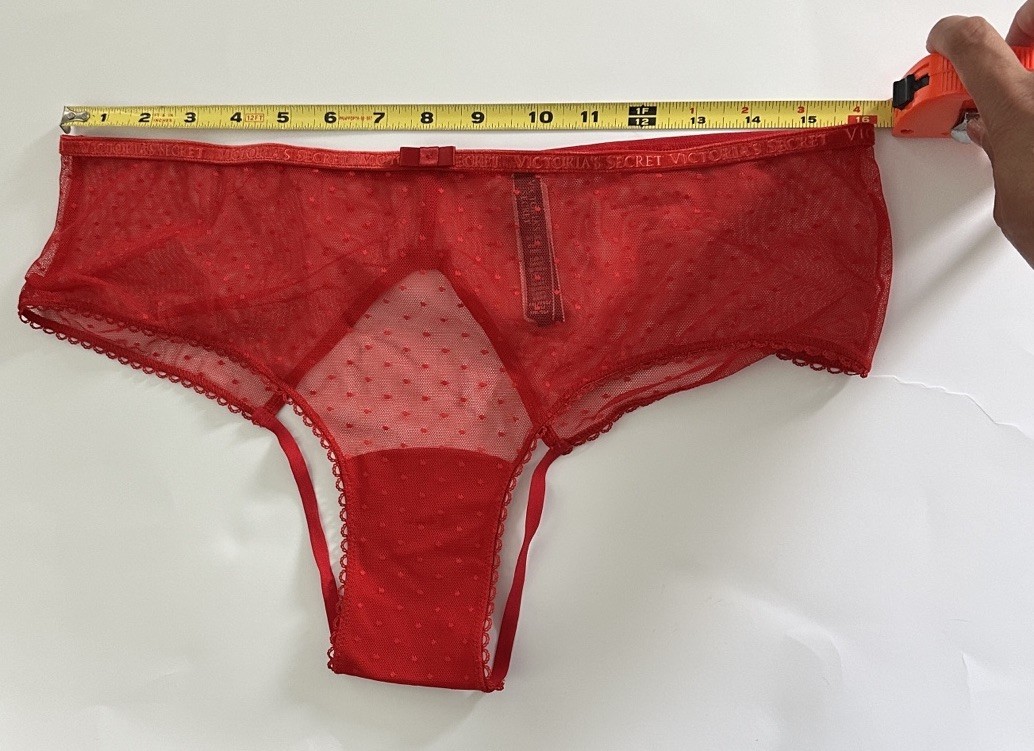 Victoria’s Secret Very Sexy Open Back Cheeky Panty Red XXL NWT