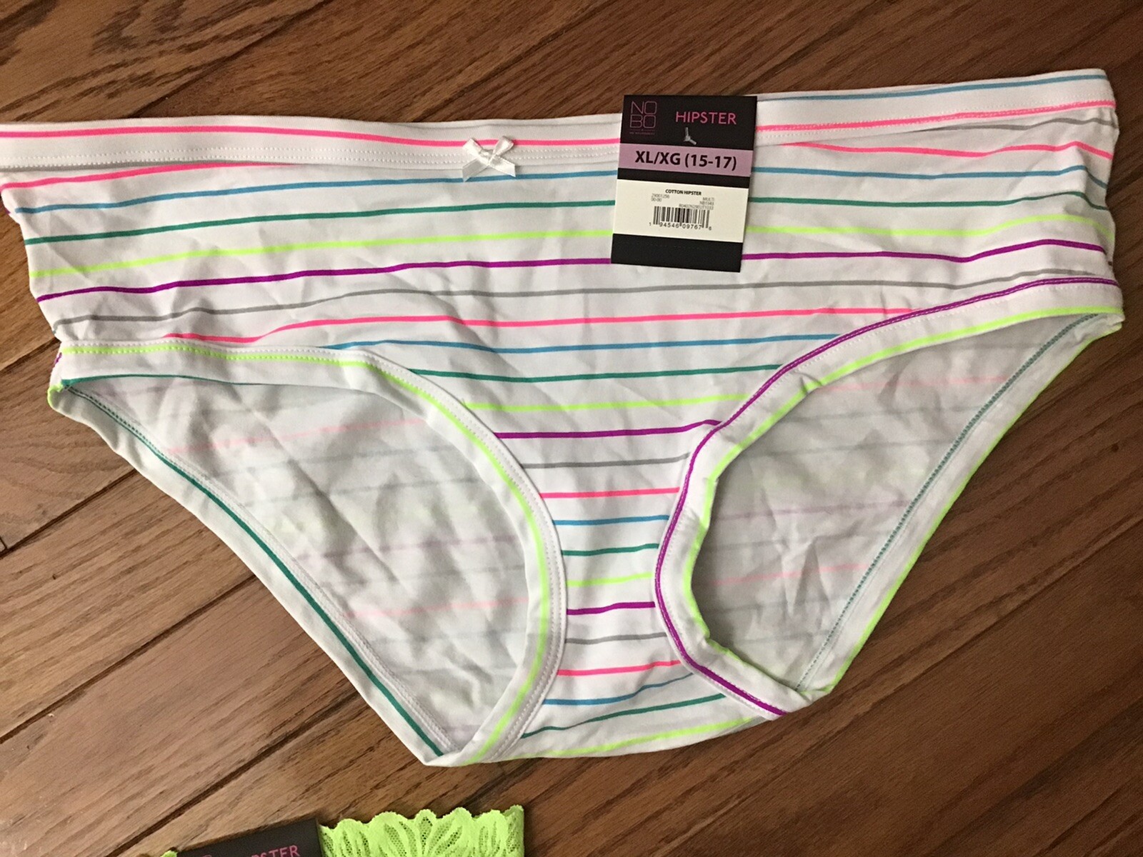 NWT NOBO No Boundaries Hipster Panties Size XL (LOT OF 3 Hipsters) (C27-3)