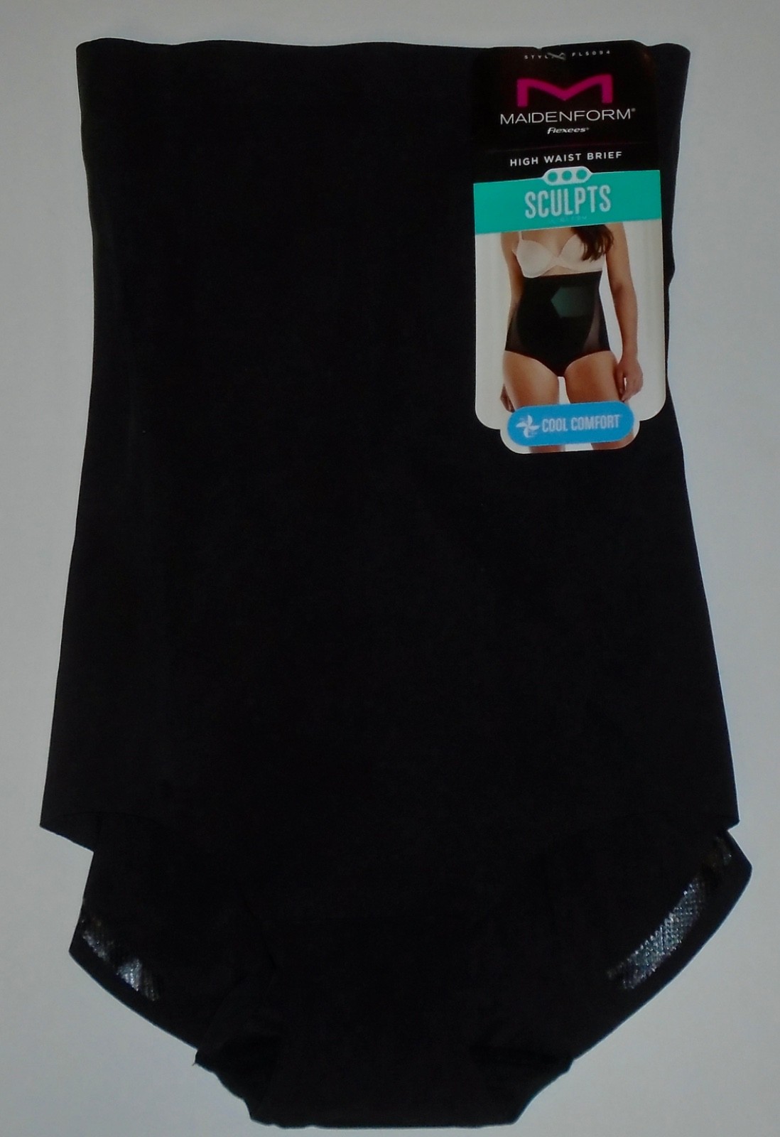 NWT WOMENS MAIDENFORM FLEXEES SCULPTS, HIGH WAIST BRIEF, ULTRA FIRM Size: MEDIUM