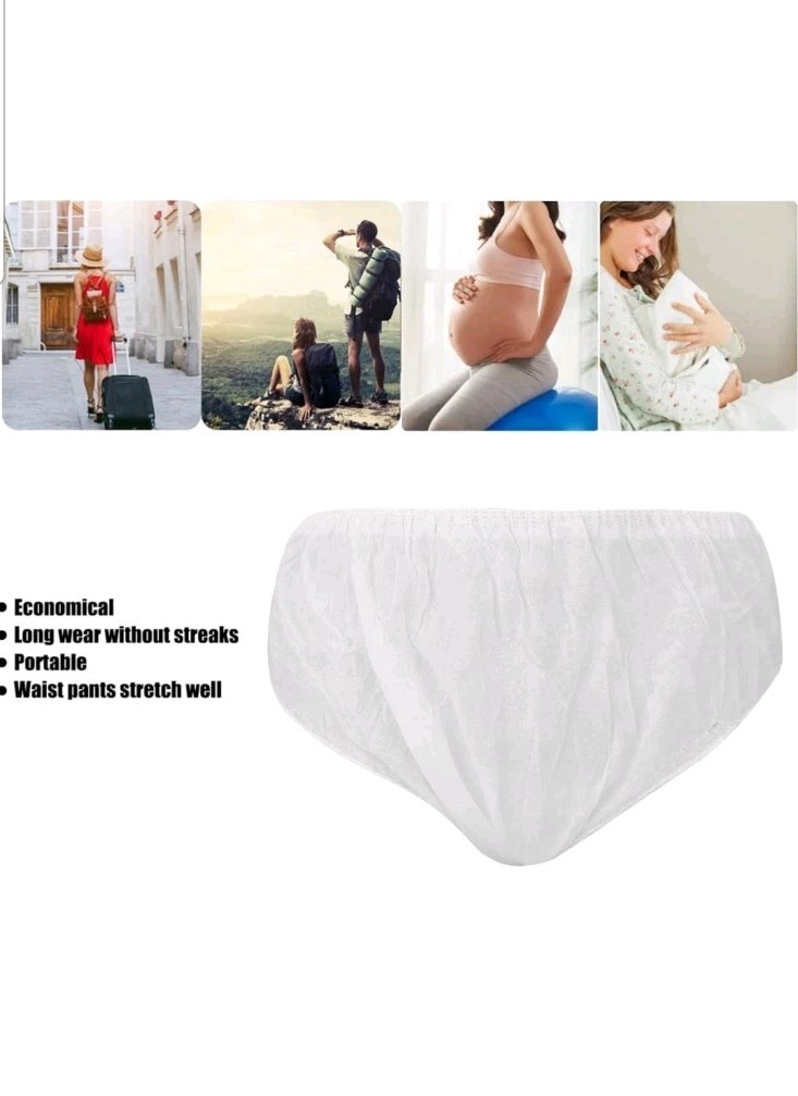 10 pcs Women Non-Woven Panties Briefs Lingerie Disposable Underwear Hot