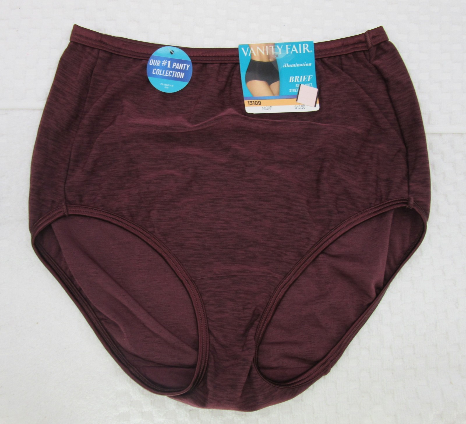 NWT set/3 VANITY FAIR ILLUMINATION BRIEFS 13109 SOPHISTICATED PLUM LAVENDER STAR