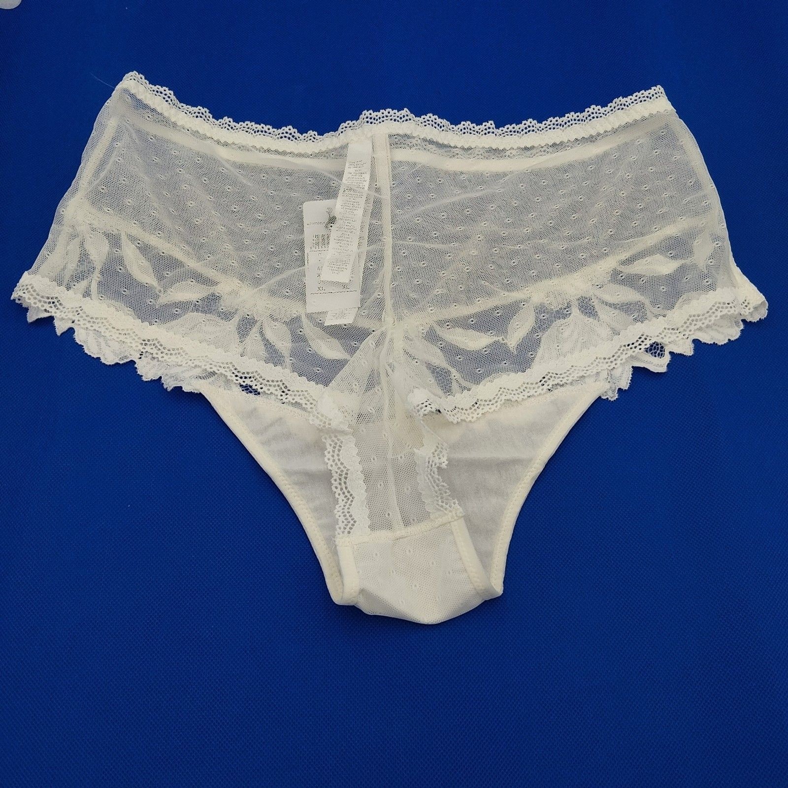 Intimissimi XL All About Flowers High Waist Hipster Brazilian Ivory Lace – NWT