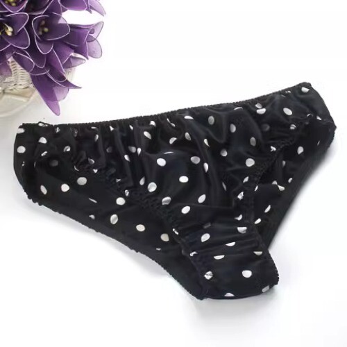 2 Pairs Womens Black Silk Panties Hipster Cheeky Floral Knickers 100 Nature Silk