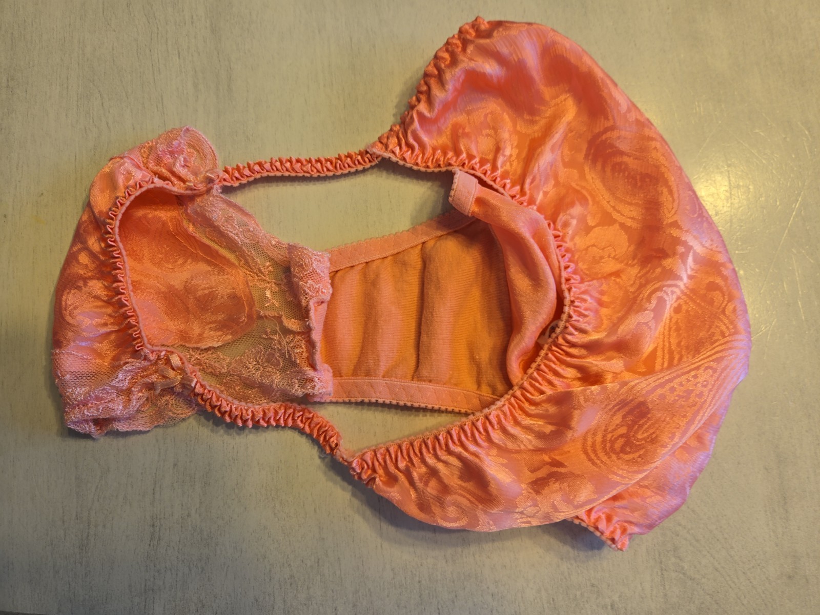 Delicates Brand Satin String Bikini Panty