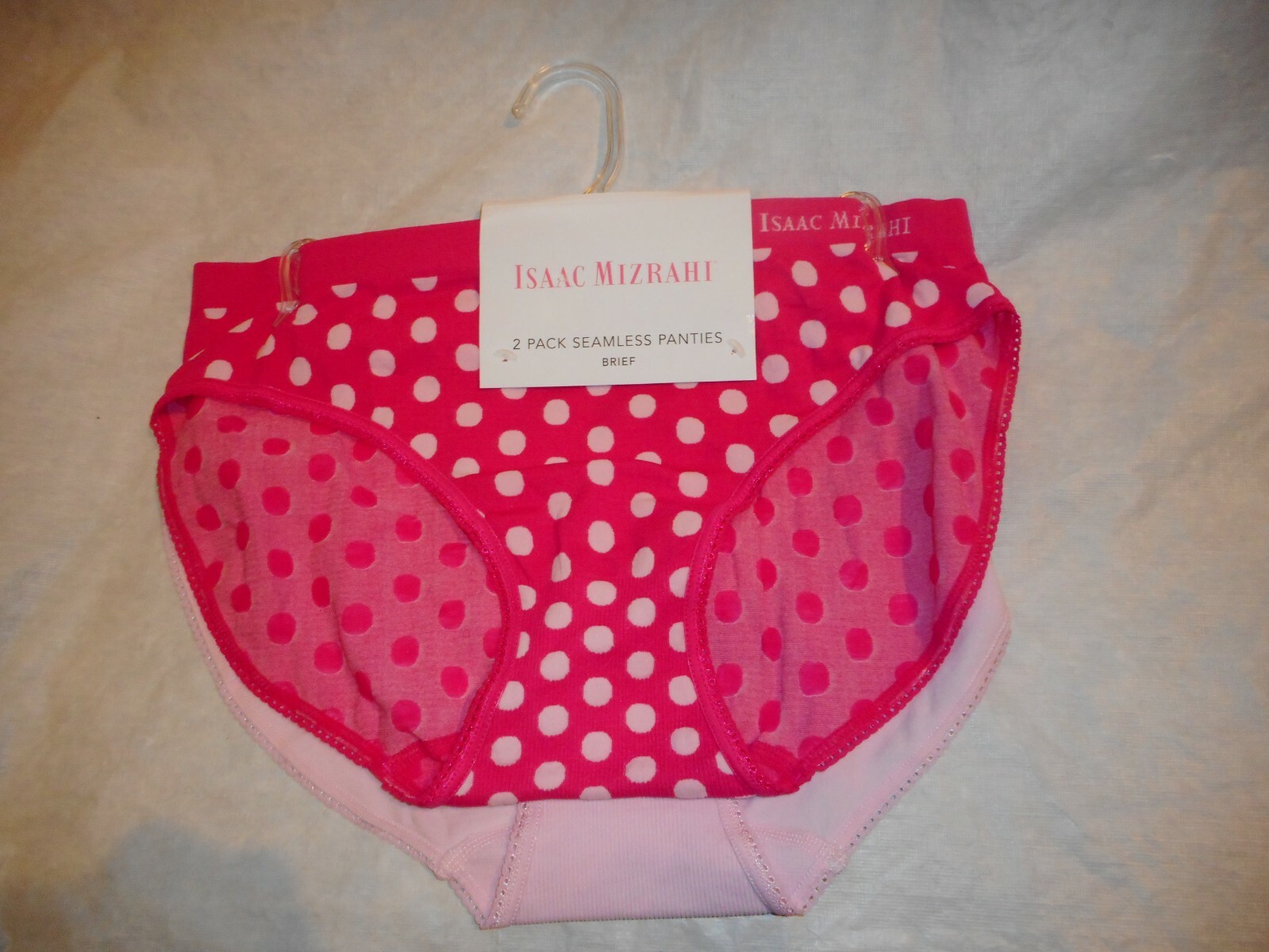 N/W/T 2 p/k Isaac Mizrahi panties Multicolor Bikinis & Brief M& L sold separate