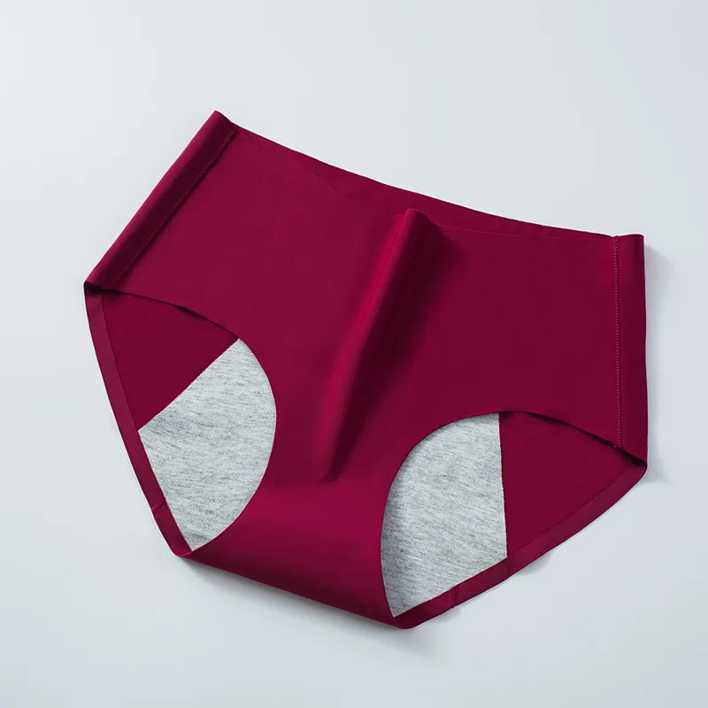 Mid Rise Period Brief Panties Leak Proof Absorbent Breathable Comfortable Fit
