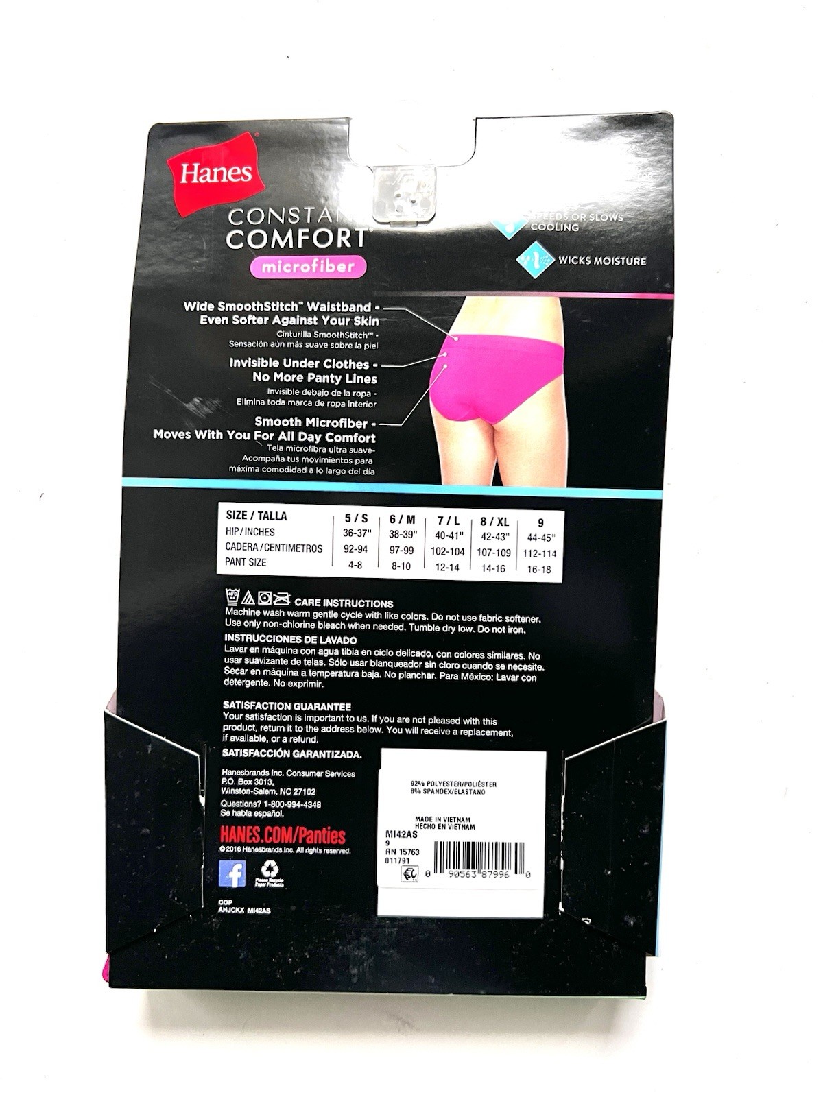 Hanes X-Temp Bikinis Constant Comfort Women Panties Underwear 4 Pairs Size 2XL