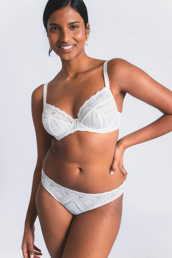Maison Lejaby Paris Vertige Lily Jacquard French Lace Briefs UK 12 RRP £45 BNWT