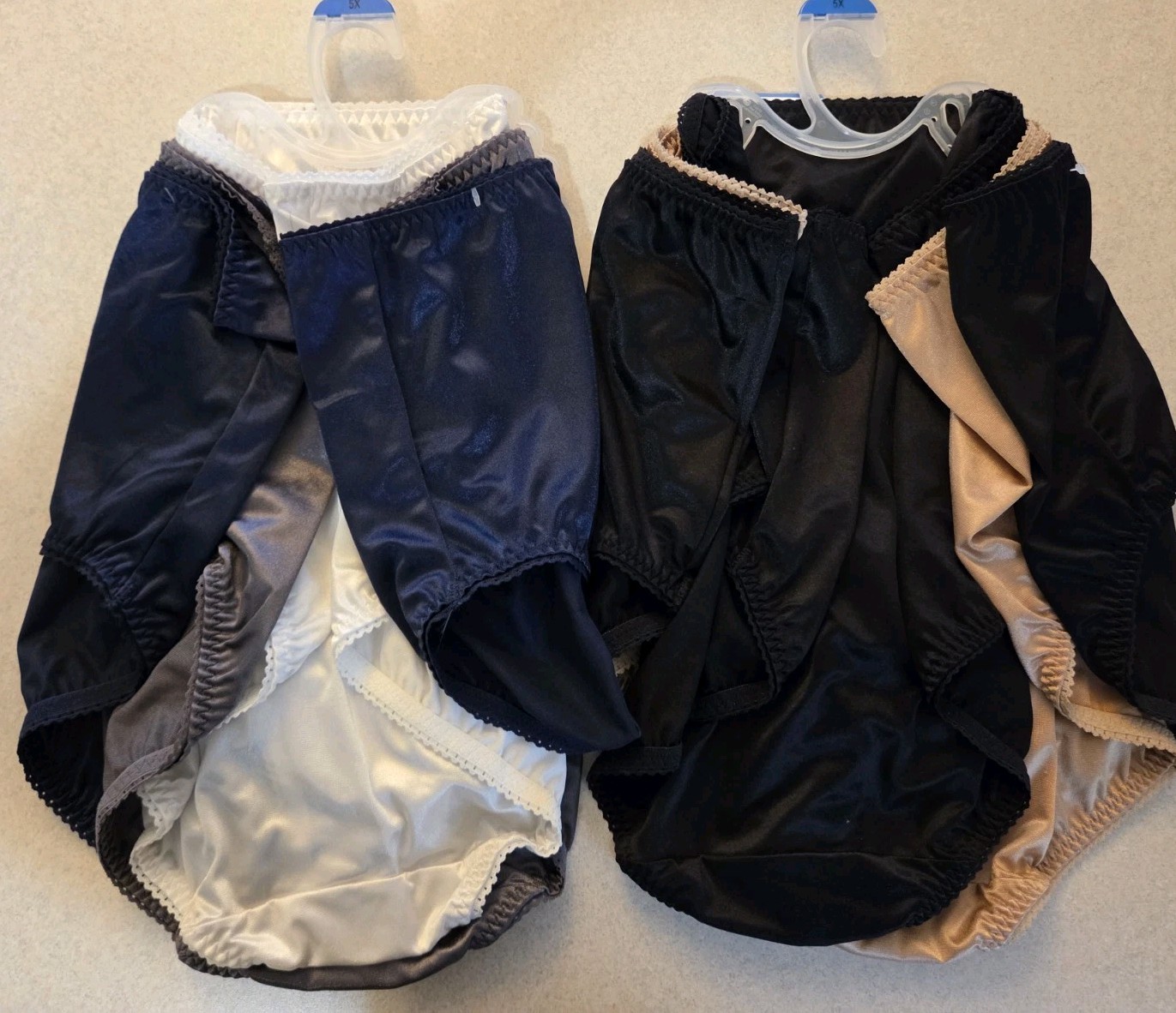 6 PACK Vanity Fair 5XL 12 Radiant BRIEFS Light Control Shaper Panties #321-
