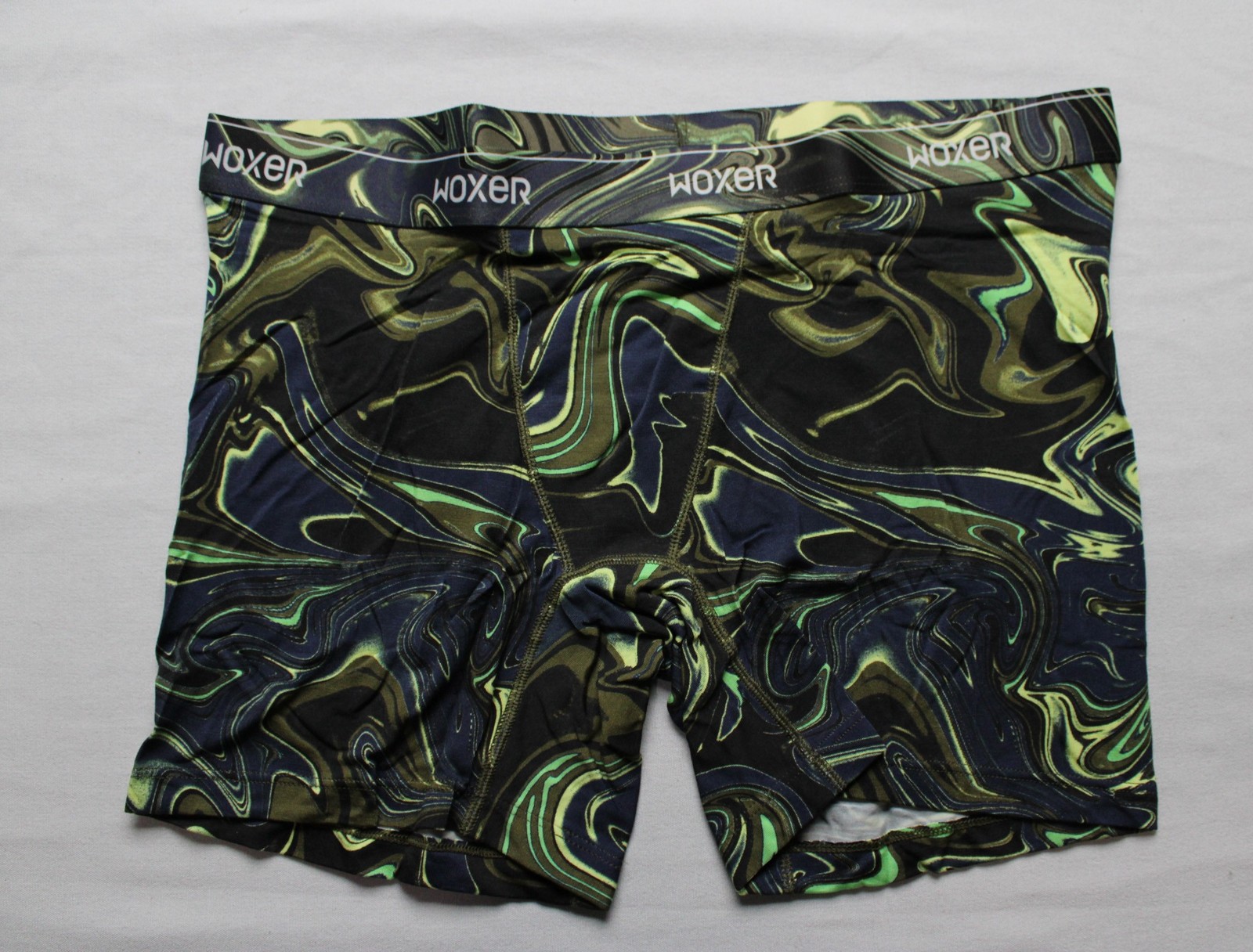 Woxer Women’s Baller Soft Modal Mid-Rise Boxer Briefs DH3 Borealis XL NWT