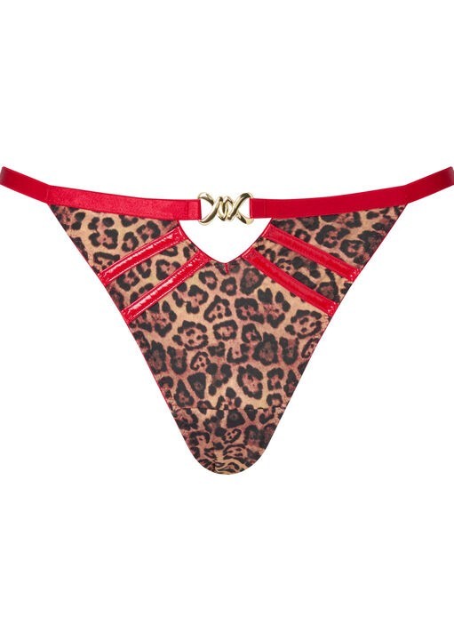Ann Summers Wild Desire Brazilian Size 12 Red/Multi