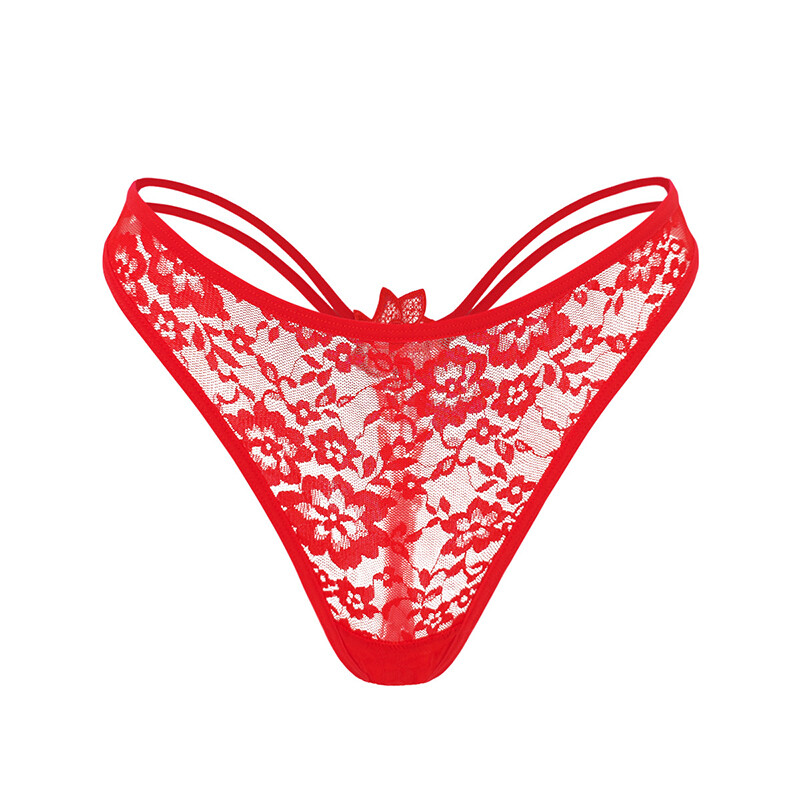 3 Pack Lot Sexy Womens Sheer Lace See Through Panties Thongs Underwear Ligneries