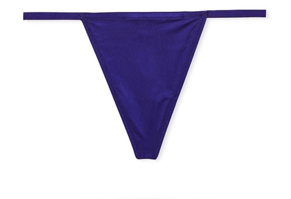 VICTORIA’S SECRET VERY SEXT V HARDWARE V STRING PANTY NIGHT OCEAN SIZE L
