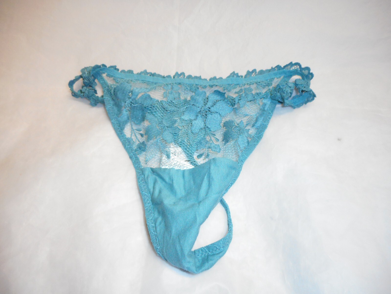 Intimissimi Women’s Lagoon Blue Thong Panty MEDIUM