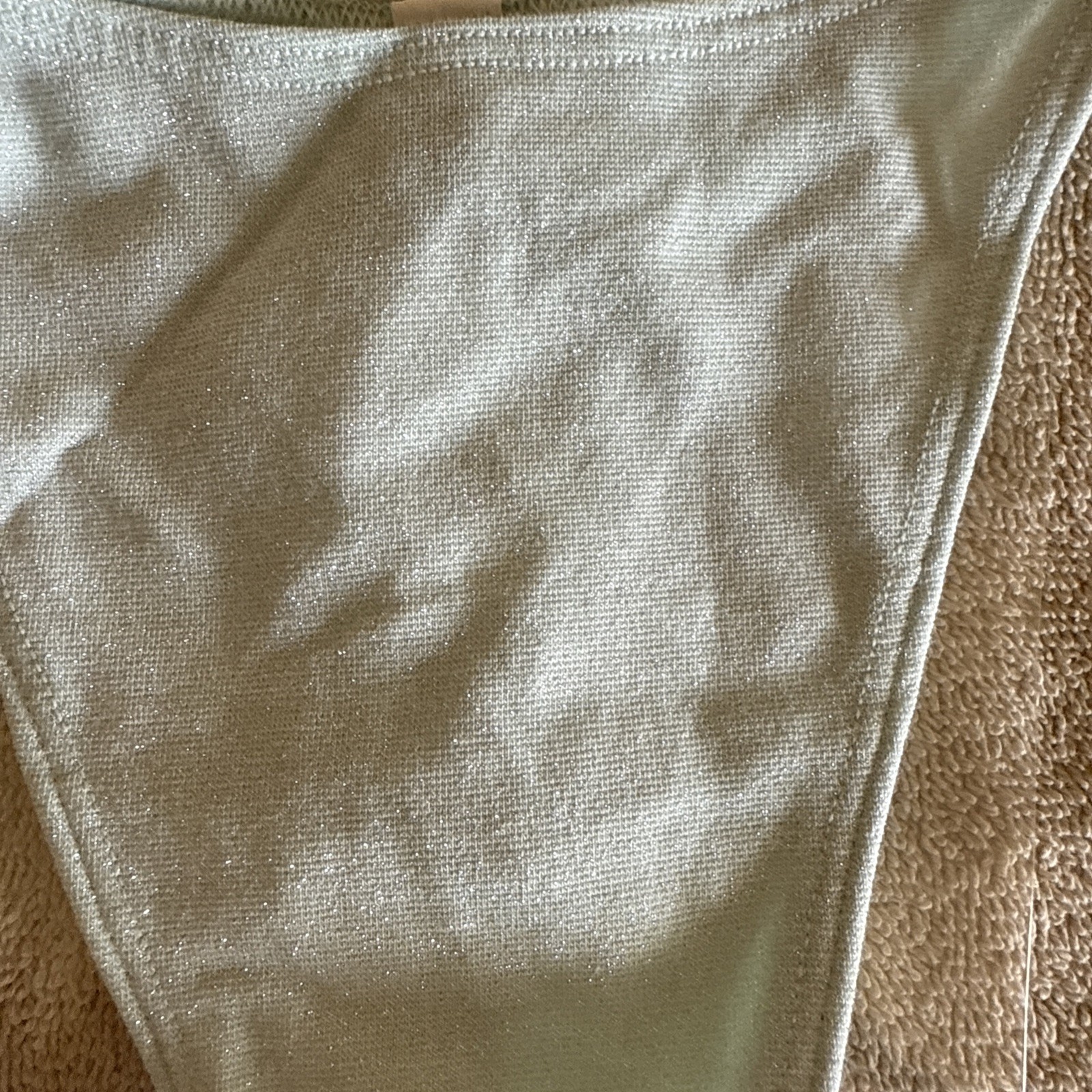 Pink By Victoria’s Secret Xxl Mint Green Sparkle Logo Thong Panties