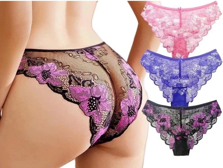 P :) Women Sexy Cheeky Panty Seamless Women’S Underwear 2PCs