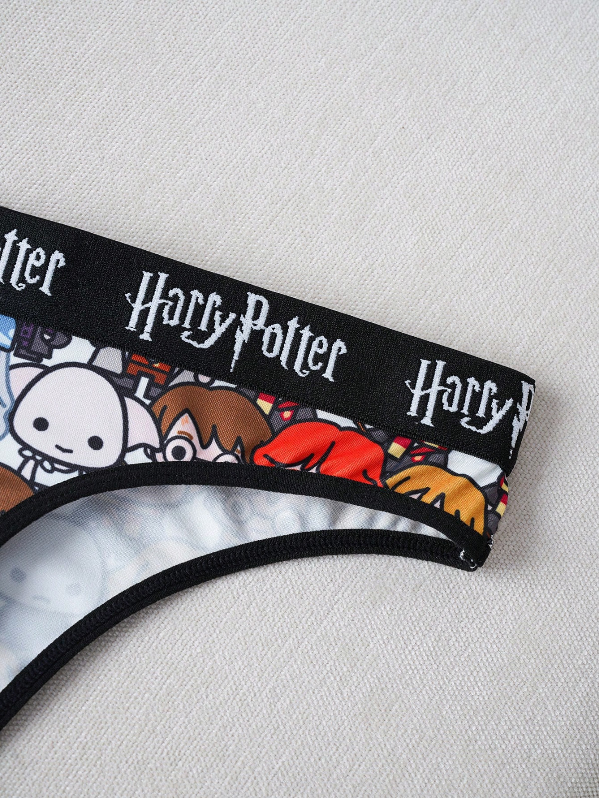 Harry Potter Wizard Licensed Graphic Cartoon Logo Thong Panties