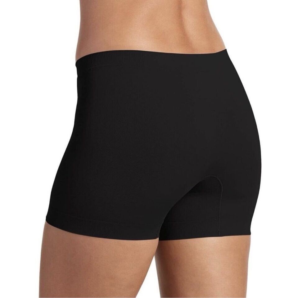 NEW Jockey Black Short Length Microfiber Slipshort Skimmies Shapewear Women’s XL