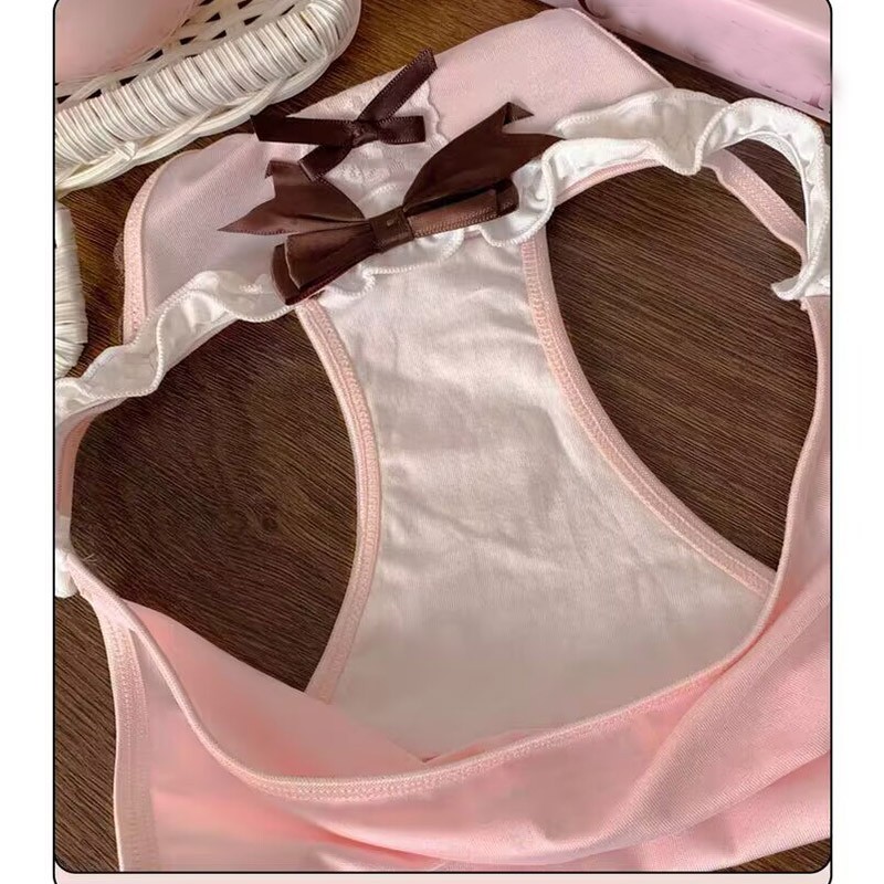 Lolita Sweet Girls Lady Bow Panties Brief School Underwear Japanese Cute Panties