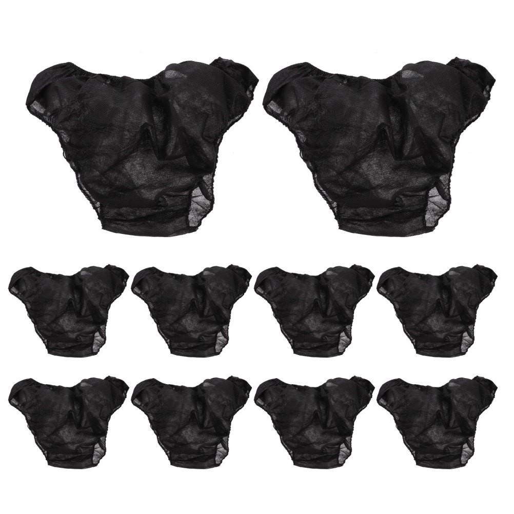 10Pcs Reusable Briefs Women Briefs Non-Woven Fabric Underwear for Travel Spa