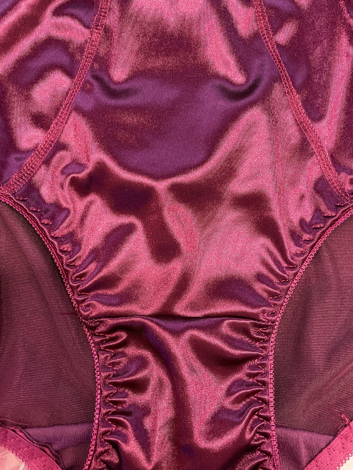 6 Satin Feel Panties Secret Money Pocket Womens Underwear Full Coverage Brief