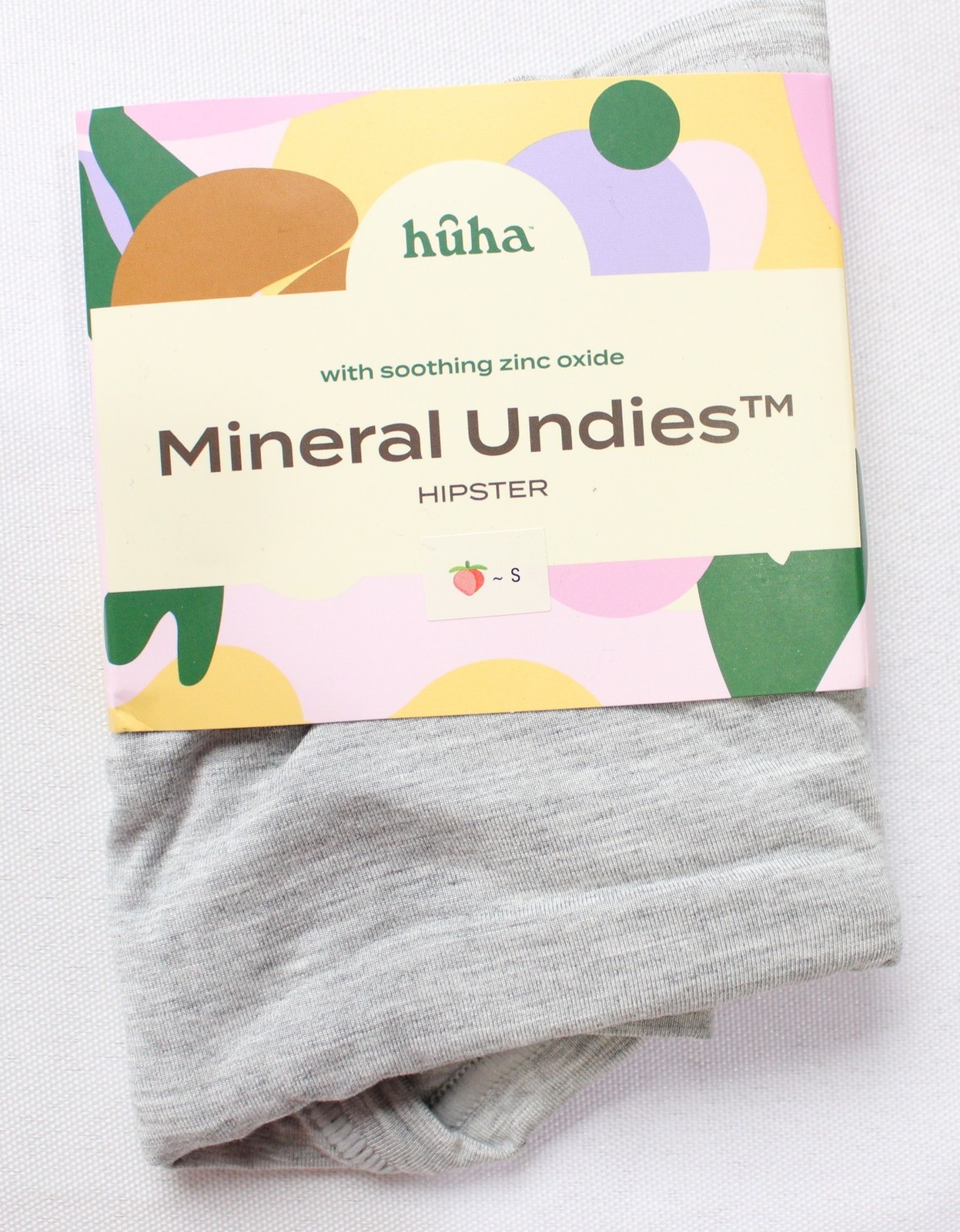 Huha Women’s Breathable Innovative Mineral Hipster Undies BM7 Gray Small NWT
