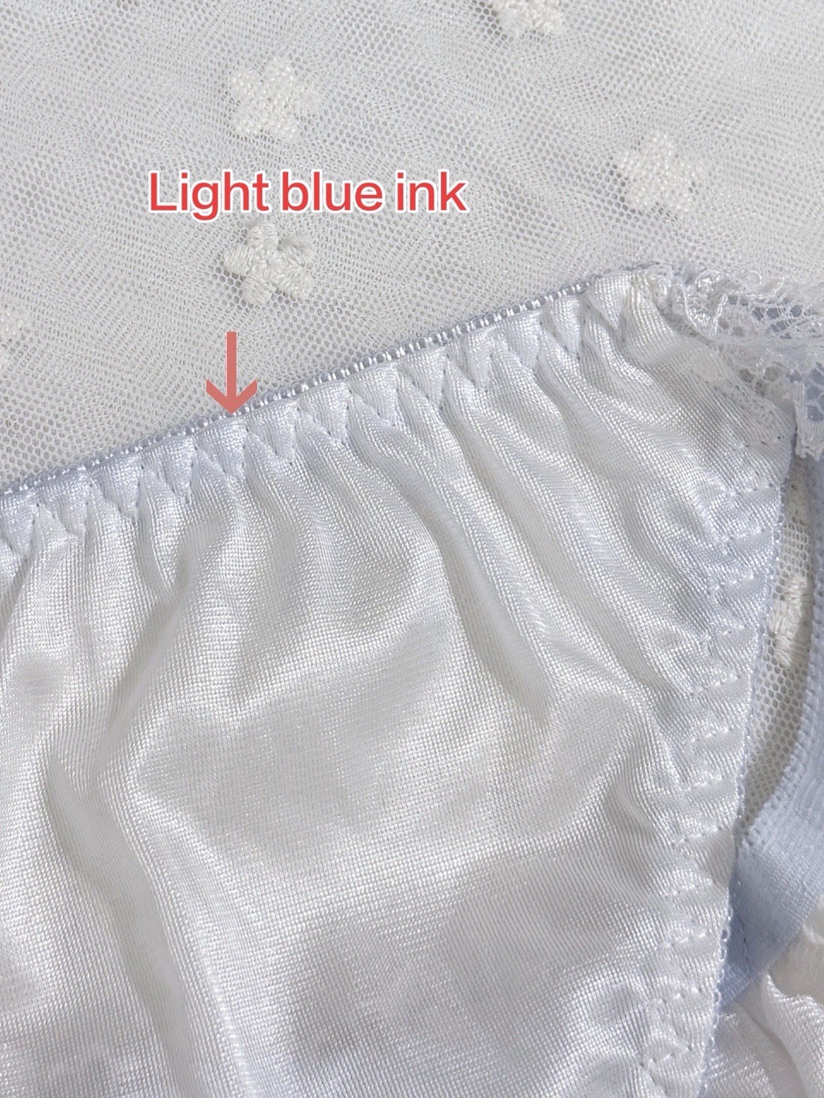 Set Of 6 US-L/JP-3L Japanese Embroidery Bikini Glossy Tricot Nylon Panties