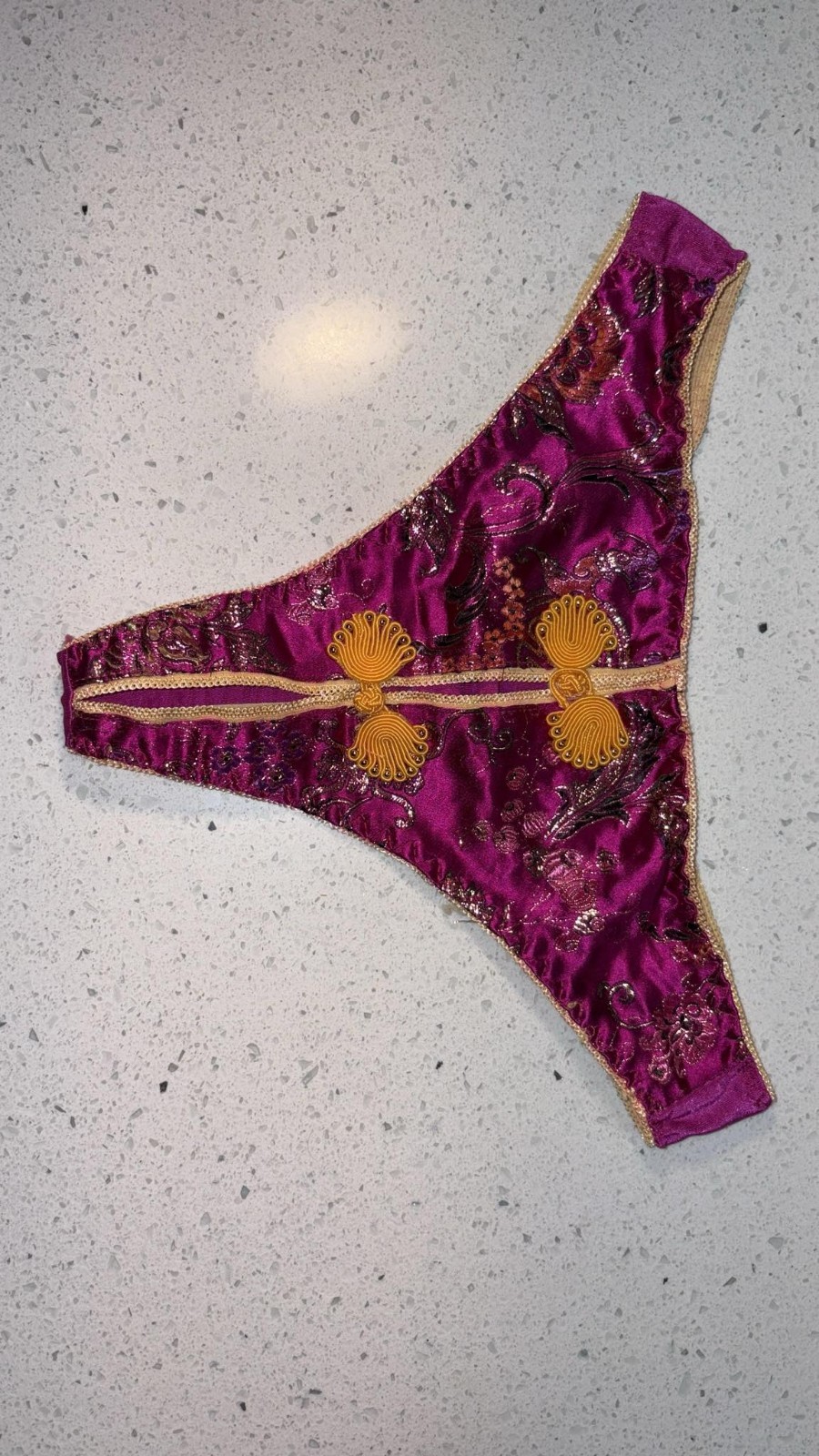 by SENSUAL MYSTIQUE SATIN BIKINI PANTIES sz XL