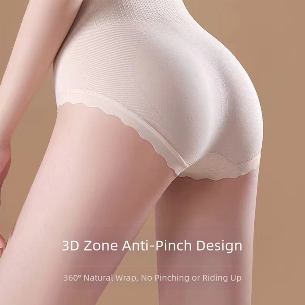 Breathable high waist underwear for women with elastic and abdomen control