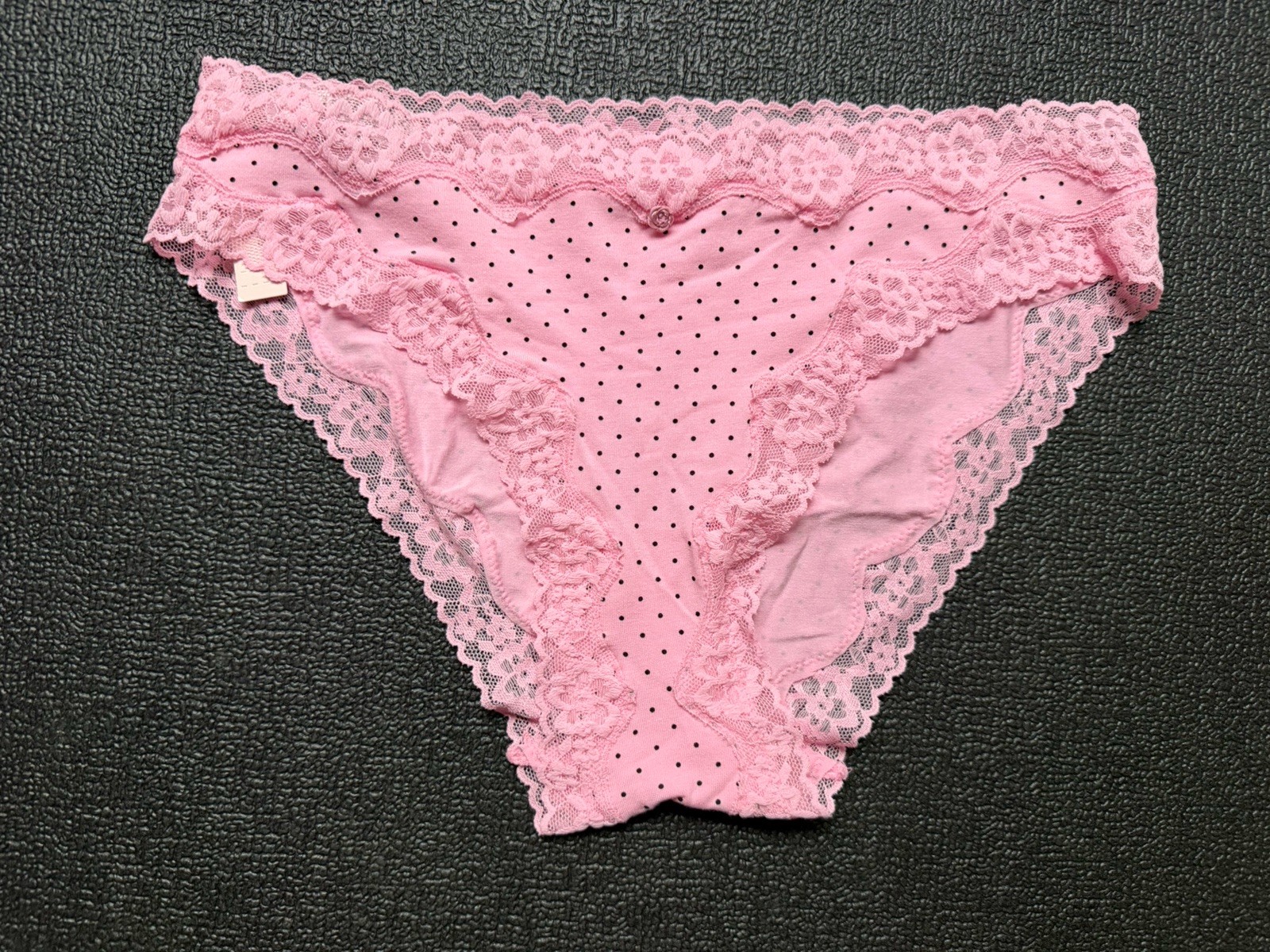 5 Pack Victoria’s Secret sz M Cotton Lace-Waist Bikini Panty Set Bundle Lot