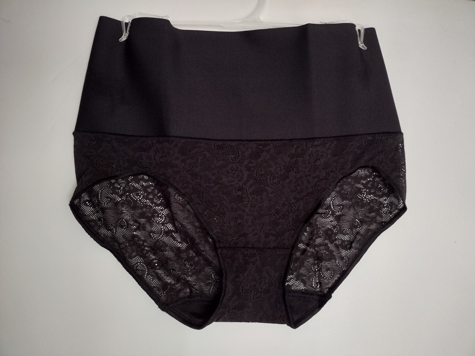 Maidenform Flexees Shaping Briefs Size 2XL Firm FP0051 Black Floral Lace