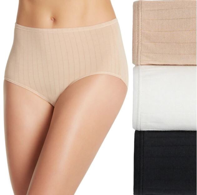 Women’s 3-Pack Jockey Super Soft Breathe Brief Panties Basic Assorted