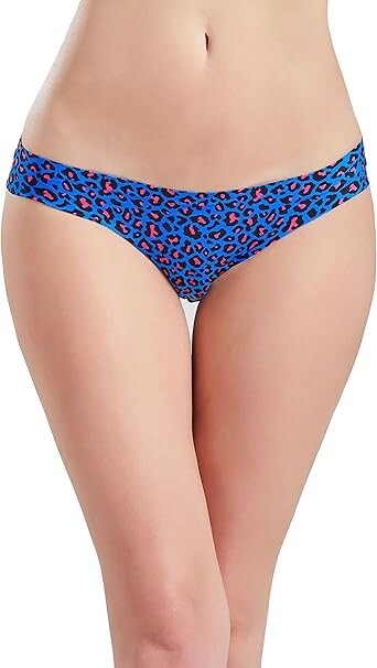 PLUMS Underwear Co. Women’s 7 Pack Laser-Cut Seamless Thong Underwear Panties