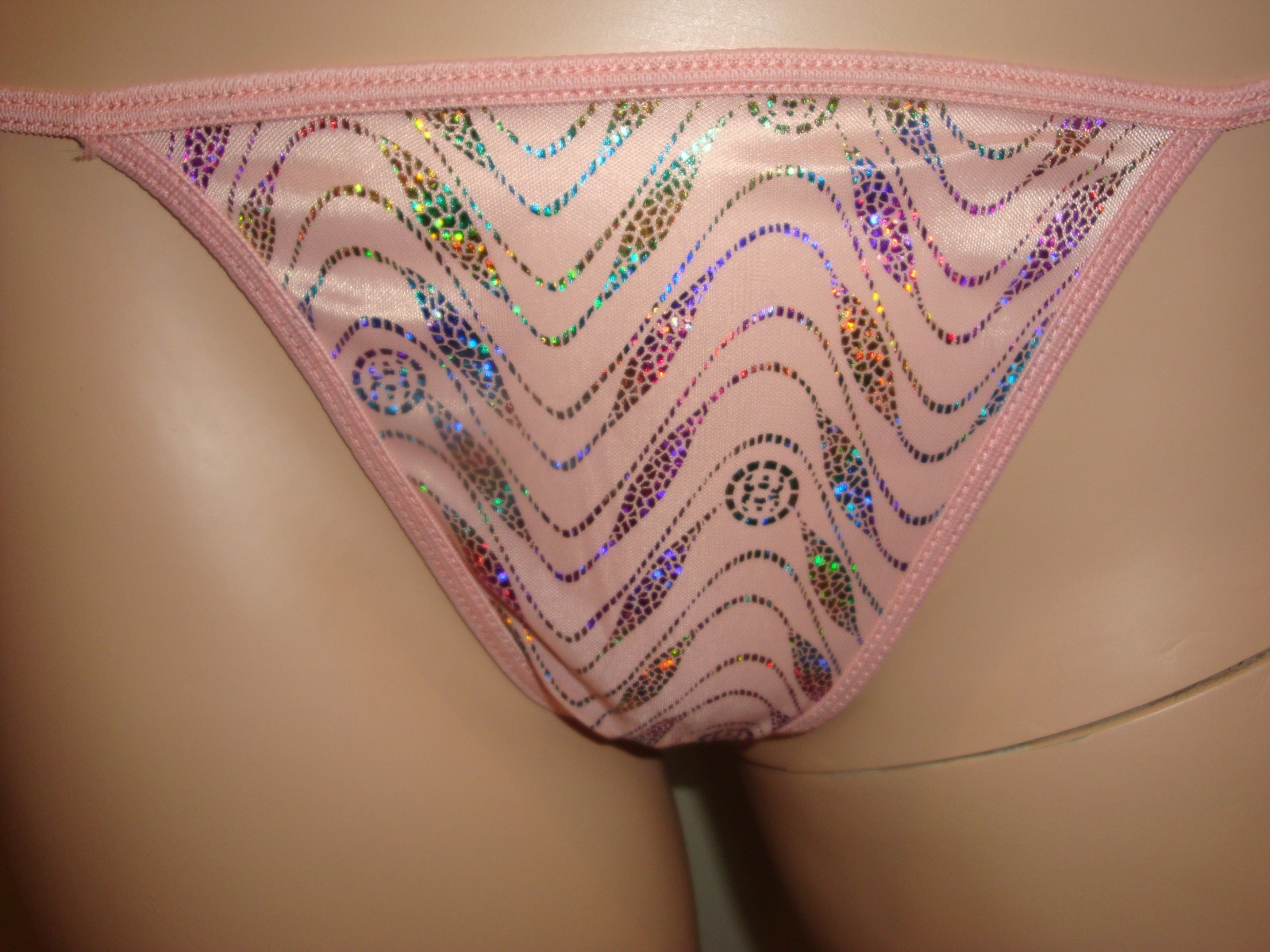 4 Pack G-String Thong Panties Lingerie Underwear ~ Size 5 ~ Pink