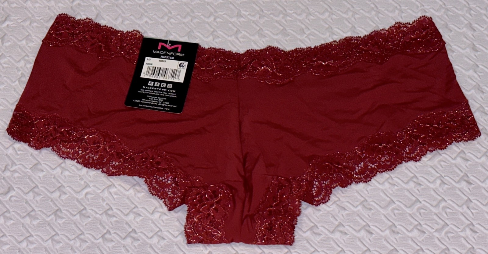 MAIDENFORM Sexy Must Haves Luxurious Lace Cheeky Hipster Panty Women S 5 M 6 L 7