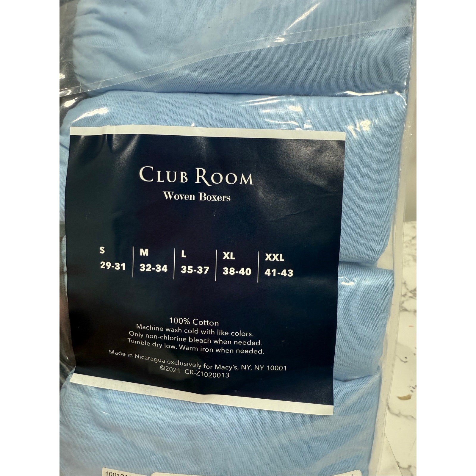 Club Room Mens 4 Pack Regular fit Boxer Shorts Size XL NEW # H552