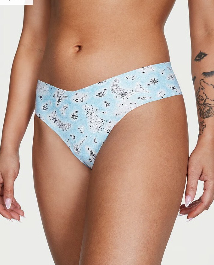 Victoria Secret- Silver & Powder Dusty Blue Shooting Stars & Constellation…