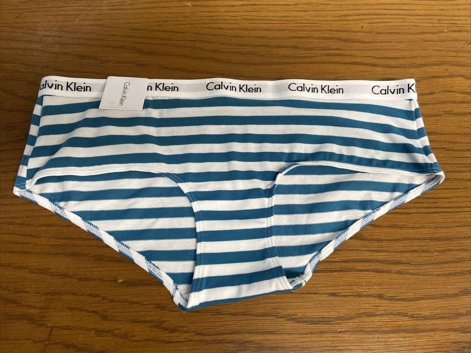 NWT Calvin Klein (SMALL) CULOTTE TAILLE BASSE HIPSTER Pin Stripe QD3608-404
